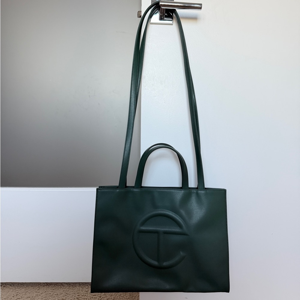 Telfar Medium Shopping Bag - Dark Olive - Picture 2 of 6